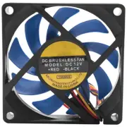 12V DC 32 70mm 4-Pin Computer Case CFM PWM CPU PC Fan & Black U3R43246