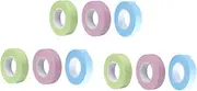 HAMPPLIES 12Rolls Breathable Eyelash Grafting Tape of Skin Friendly Isolation Tapes for DIY Eyelash Extensions for Individual and Professional Use