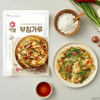 在飛比找蝦皮購物優惠-最新包裝 現貨！韓國 CJ 韓式煎餅粉 外Q內Q 1kg 效