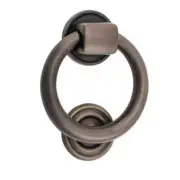 Iver Door Knocker Ring Signature Brass D100xP22mm BP52mm