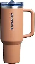 Stanley Quencher ProTour Flip Straw Tumbler with Leakproof Lid 40 oz | Built-in Straw and Handle | Cup Holder Compatible for Travel | Insulated Stainless Steel Cup | BPA-Free | Toast