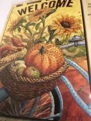 Jeweled Banner Kit Thanksgiving Harvest Pumpkin Halloween Ruth Levison Design