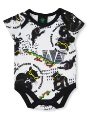 Panthers NRL Short Sleeve Baby Bodysuit