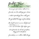 Picket Fence Studios Clear Stamp - Signature Quotes: Friendship