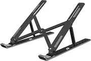 Cooling Laptop Bracket - Ergonomic Pad Stand, Folding Tablet Stand, Laptop Stand, Foldable Notebook Bracket | Portable Notebook Stand, Adjustable Height Computer Stand, Liftable Desktop