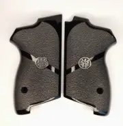 NEW CS9 Root SMITH &WESSON Acrylic Gun Grip SET BLACK &white GRIPS Engraved Nice