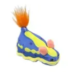 Take Off Pokepuni blue sea slug 7851 Sea Cow Mini Plush Toy 12Cm