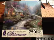 NEW / SEALED Ceaco Puzzle " TWILIGHT COTTAGE " Thomas Kincade 750 Piece