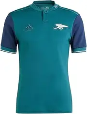 [adidas] Men's Soccer Arsenal 23/24 Lifestyler Third Jersey - Premium Off-Field Jersey, Made with Recycled Materials