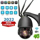 5MP Outdoor IP Camera 4G WIFI Wireless PTZ CCTV HD Smart Home Security IR Camera