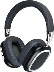 Wireless Headphones with Built-in Microphone, Over Ear Blue'tooth Headphones with Mic, Noise Reduction Stylish Headset, Foldable, Breathable Soft Earpads for Men Women Travel, Home, Work