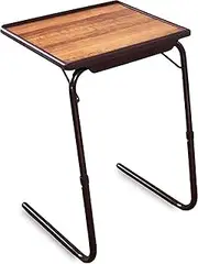 OAK N' OAK Bunny Bear ® Table | Adjustable Multi Position Portable Folding Table Mate for Bed Trey, Work, Watch TV, Dining, Study, Outdoor & Office Furniture (Alder)