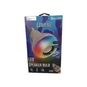 Premier Lumen8 Multi Color Bluetooth Speaker RGB Light Bulb With Remote Control
