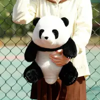 在飛比找樂天市場購物網優惠-萌蘭大熊貓玩偶仿真熊貓抱枕毛絨玩具美美公仔花花娃娃送女生禮物