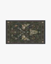 90' x 150' | Machine Washable Runner Rug | Kid & Pet Friendly | Indoor Rug | Juniper Midnight Blue Rug | Ruggable
