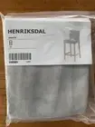 Ikea HENRIKSDAL Orrsta Gray Bar Stool Slipcover 203.367.18 New/Sealed