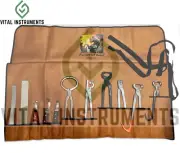 Equine Farrier Kit Set of 11 Tools Custom Made Heavy Duty High Quality Equipment