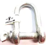 15pcs 12mm D Dee Shackle U Loop Pin D Ring Bow Chain Shackles Link Fasteners6302
