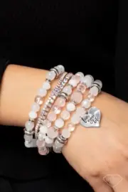 Paparazzi: Optimistic Opulence ~ Pink Bracelet