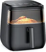 Air Fryer Easy to Clean Visible Black Chip Maker for Household Use Low Fat Fryer
