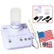 Dental Ultrasonic Scaler 2*Bottles Handpiece 5*Tip Fit DTE SATELEC Cavitron
