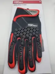 Hyper Tough Shock Impact Multi Purpose Work Glove LARGE Touchscreen Compatible