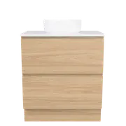 New England Joinery 750mm Majesty SilkSurface Top Floor Standing Vanity
