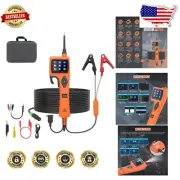 Professional 9-30V Automotive Circuit Tester Kit with Oscilloscope & LED Display
