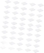 Perfk 50 Pieces Ticket Display Holder Price Label Organizing with Double Snap Lock Closure Clear Price Tag Holder UPC Price Card