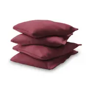 Premium Cornhole Bean Bag Set of 4 - Burgundy