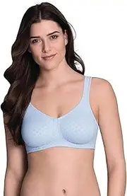 [Anita] Care Lisa 5726X-260 Women's Light Blue Non-Padded Non-Wired Mastectomy Full Cup Bra 14A