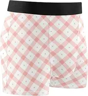 [FRODOTGV] White Pink Checkerboards Mens Boxer Brief Shorts Breathable Underwear for Men Compression Interiores Para Hombres