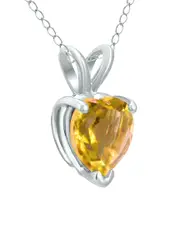 Gem Spark 14K 1.50 ct. tw. Citrine Necklace NoSize NoColor