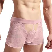 [Generic] Men Sheer Underwear Low Waist String Thong T Pants Gift Beer Lovers