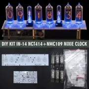 DIY KIT IN-14 Nixie Tubes Clock [Tubes Columns Temp sensor Power Supply]