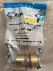 SharkBite 3/4"x3/4" FNPT Female Adaptor Brass Model U088LFA