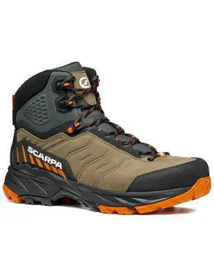 ├登山樂┤義大利 SCARPA RUSH TRK GTX 高筒登山鞋-沙漠/芒果 # 63140200-DES