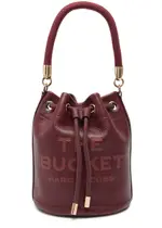 Marc Jacobs The Bucket Leather Bucket bag - Burgundy ONE SIZE
