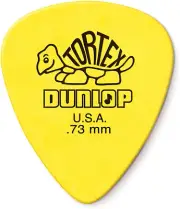 Dunlop Tortex Standard .73Mm Yellow Guitar Pick, 24 Pack