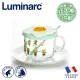 【法國Luminarc 樂美雅】凱恩小熊3件兒童餐具組_正太熊/強化玻璃/健康印花/無毒安全/溫感變色/童趣(Q4397)