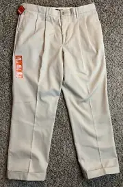 $52 Dockers Stain Defender Men’s Slacks Pants Khaki NWT Size 34 X 29