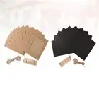 20 Pcs Retro Photo Frame String Hanger with Clips Paper Decoration DIY Picture