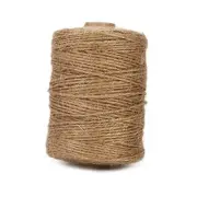 Natural Jute Twine, 500 Feet Long Brown Twine String Rope for Crafts, Gift