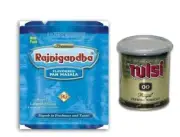 Rajnigandha Pan Masala with Tulsi 00 | Pack of 52 +52 | 4gm & 0.45gm Each | Prem