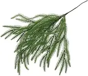 Angoily Christmas Pine Branches Artificial Pine Needles Branches Faux Fake Xmas Pine Twigs Greenery Sprigs for Christmas Garland Wreath Home Garden Decor