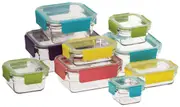 Glasslock Premium Oven Safe Tempered Glass 9 Piece Set