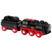 Brio World 18cm Battery-Operated Steaming Train w/ Light Kids/Children Toy 3y+
