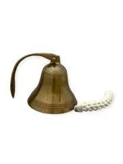 5" Ship Bell Antique Finish - Classic Nautical Decor, Vintage Marine Bell