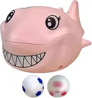 Floating Blow Ball Toy - Shark Suspended Ball Desk Toy with 2 Balls,Suspended Blowing Ball Model for School Supply