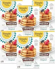 Simple Mills Just Add Water Almond Flour Pancake Mix, Original Protein - Gluten Free, Plant Based, Paleo Friendly, Breakfast, 10.4 Ounce (Pack of 6)